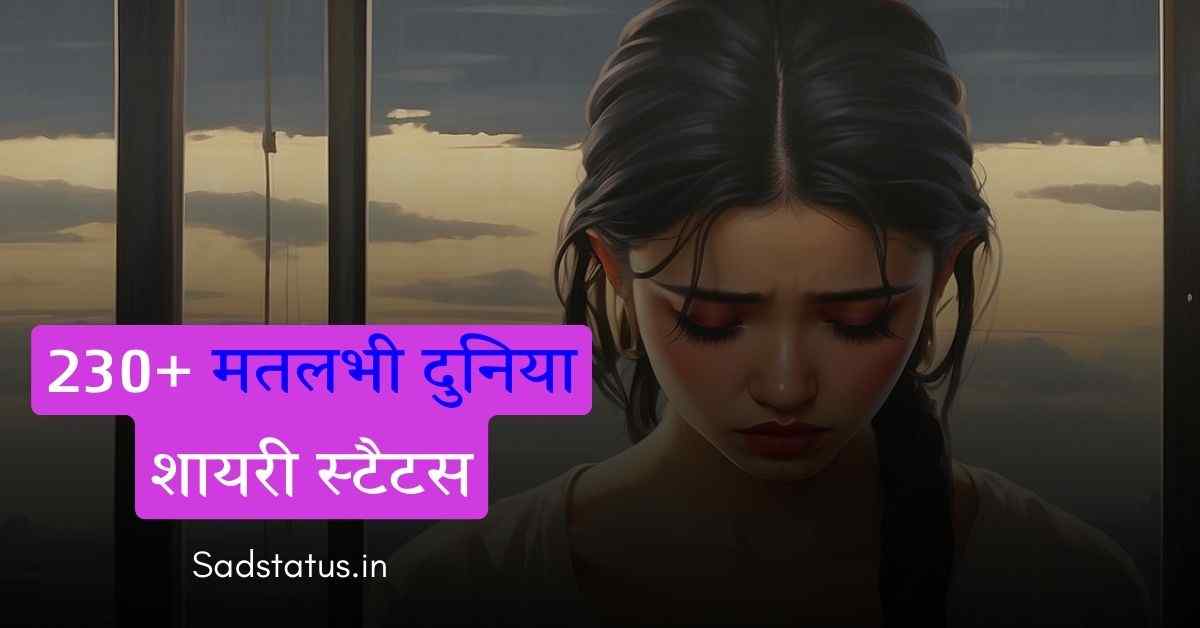 230+ Matlabi Log Shayari Status in Hindi